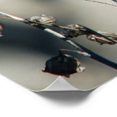 Rode herfst canvas print (Hoek)