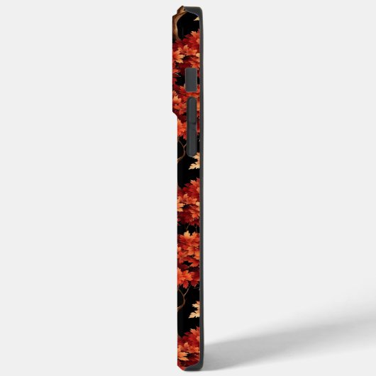 Rode Herfst esdoorn naadloze patroonafbeelding Case-Mate iPhone Case (Achterkant / Links)