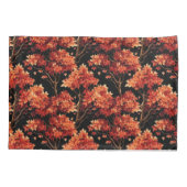 Rode Herfst esdoorn naadloze patroonafbeelding Kussensloop (Achterkant)