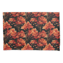 Rode Herfst esdoorn naadloze patroonafbeelding Kussensloop