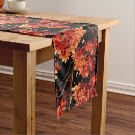 Rode Herfst esdoorn naadloze patroonafbeelding Lange Tafelloper