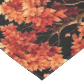 Rode Herfst esdoorn naadloze patroonafbeelding Tafelkleed (Gekanteld)