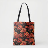 Rode Herfst esdoorn naadloze patroonafbeelding Tote Bag (Voorkant)
