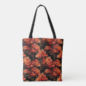 Rode Herfst esdoorn naadloze patroonafbeelding Tote Bag (Achterkant)