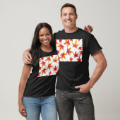 Rode herfst esdoornbladeren t-shirt (Unisex)