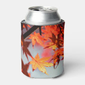 Rode Herfst in de herfst laat een mazelboom over Blikjeskoeler (Blikje Voorkant)