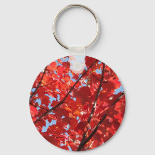 Rode Herfst Sleutelhanger