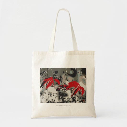 Rode Herfst Tote Bag (Voorkant)
