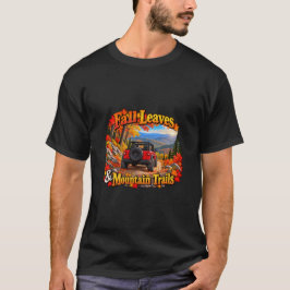 Rode herfstbladeren & bergpaden T-shirt