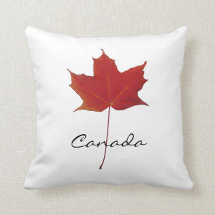 Rode herfstcanadese maple leaf - Canada Kussen