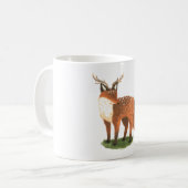 Rode Herten Vos Koffiemok (Voorkant links)