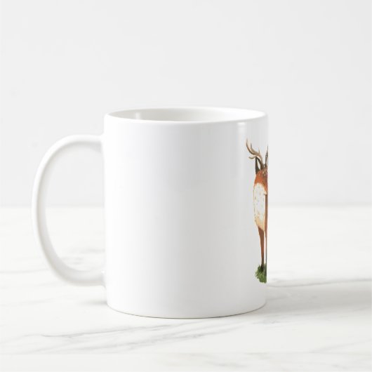 Rode Herten Vos Koffiemok (Links)