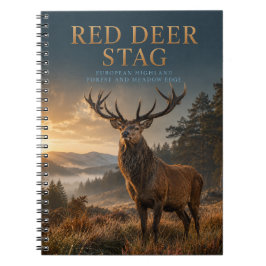 Rode hertenbok Schotse Hooglandweide DIEREN Notitieboek