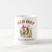 rode hete gekke paprika's koffiemok (Center)