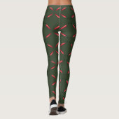 Rode hete paprika's leggings (Achterkant)