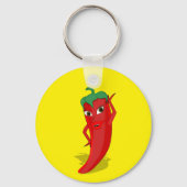 Rode hete peper diva sleutelhanger (Achterkant)