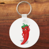 Rode Hete Peper Diva Sleutelhanger (Achterkant)