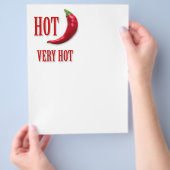 Rode hete peper flyer (Hand)