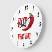 Rode hete peper grote klok (Hoek)