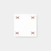 Rode hete pepers kunst post-it® notes (Voorkant)