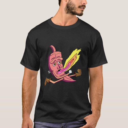 Rode Hete Pepper Rhcp Grappige Hete Saus Liefhebbe T-shirt (Voorkant)
