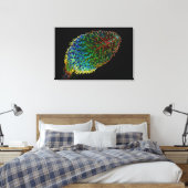 RODE HETE POKER 24x36 Canvas Afdruk (Insitu (Slaapkamer))