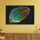 RODE HETE POKER 32x48 Canvas Afdruk (Insitu (Woonkamer))