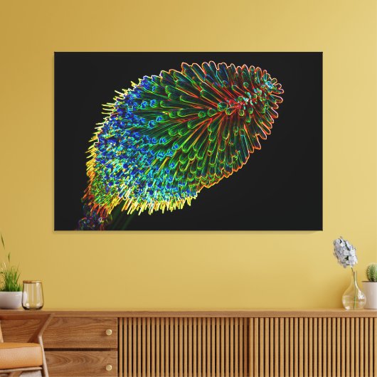 RODE HETE POKER 32x48 Canvas Afdruk (Insitu (Woonkamer))