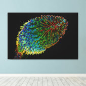 RODE HETE POKER 32x48 Canvas Afdruk (Insitu (Houten vloer))