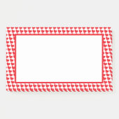 Rode Hete Valentijn Harten Post-it® Notes (Voorkant)