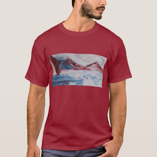 RODE HEUVELS VAN IJSBERG T-SHIRT (Voorkant)