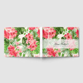 Rode Hibiscus begrafenis herdenkingsboek Gastenboek (Volledig)