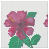 rode hibiscus bloem stof (Close Up)