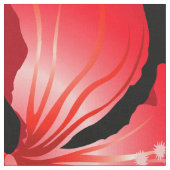 Rode hibiscus bloemen stof (Close Up)