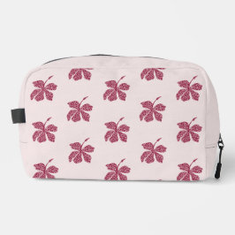 Rode Hibiscus Bloemmotief Toilettasje