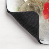 rode hibiscus macro muismat (Hoek)