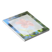 Rode Hibiscus Notitieblok (Schuin)