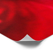 Rode hibiscus poster (Hoek)