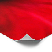 Rode Hibiscus Poster (Hoek)