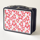Rode Hibiscus, Rode Bloemen, Bloempatroon (Voorkant)
