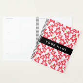 Rode Hibiscus, Rode bloemen, Jouw naam Planner (Display)
