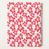 Rode Hibiscus, Rode bloemen, Jouw naam Planner (Achterkant)