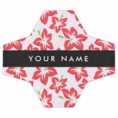 Rode Hibiscus, Rode bloemen, Jouw naam Voetbal (Enkel)