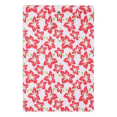 Rode hibiscus, rode bloemen, patroon van bloemen mini klembord (Achterkant)