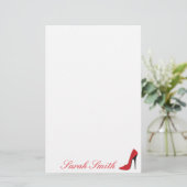 Rode hiel briefpapier (Staand voorkant)