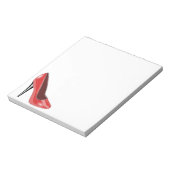 Rode hiel notitieblok (Linkerzijde)