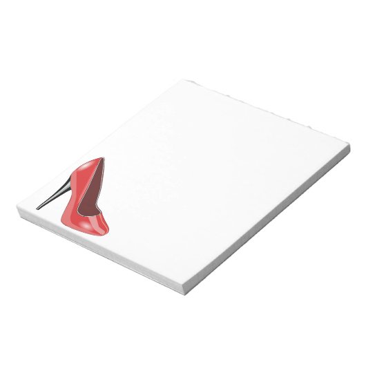 Rode hiel notitieblok (Linkerzijde)