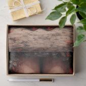 Rode Hielen en Klaprozen Decoupage Tissuepapier (Geschenk)