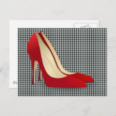 rode hielkasten briefkaart (Voorkant / Achterkant)