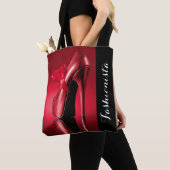 Rode hielroos tote bag (Dichtbij)